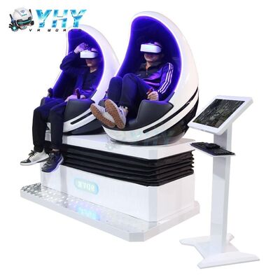 9D VR Chair Virtual Reality Glasses 2 Seater Egg Machine 3 Dof Platform Simulator Game Park Equipment 