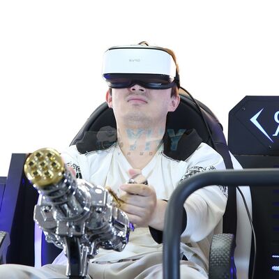 محاكاة الواقع الافتراضي 9D VR منصة تجربة لعبة محاكاة الرماية مع لاعبين للبيع