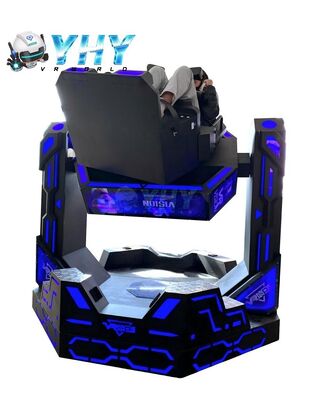 1080 Degree Roller Coaster 9d Vr Simulator Rotating Rides 2 Chair Game Machine Virtual Reality Indoor Game Park 