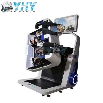 آلة ألعاب الواقع الافتراضي بمقعدين VR 360 جهاز ألعاب دوار للأفعوانيات في الحديقة الداخلية