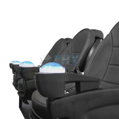 الواقع الافتراضي 9D سينما VR مع 9 مقاعد كسب المال حديقة ترفيه ركوب محاكاة الطيران VR المسرح VR منطقة آلة