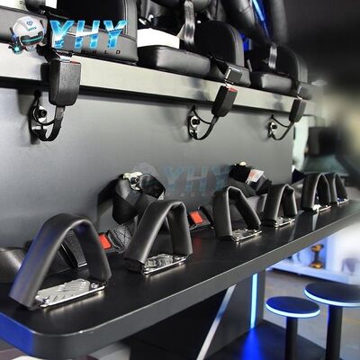 ثلاثة لاعبين تدوير كبار الحجم الدرجات السكك الحديدية الواقع الافتراضي محاكي لعبة VR المعدات الحديقة الترفيهية