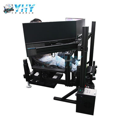 قمرة قيادة محاكي الحركة YHY مع ردود فعل قوة G لمحاكاة سباقات السيارات التجارية