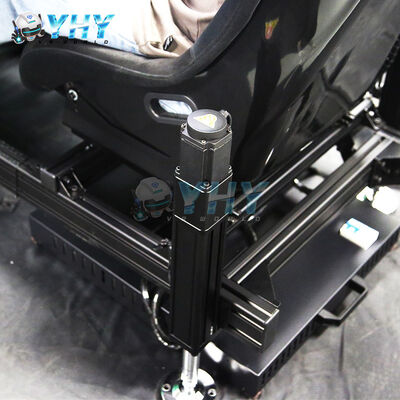 قمرة قيادة محاكي الحركة YHY مع ردود فعل قوة G لمحاكاة سباقات السيارات التجارية