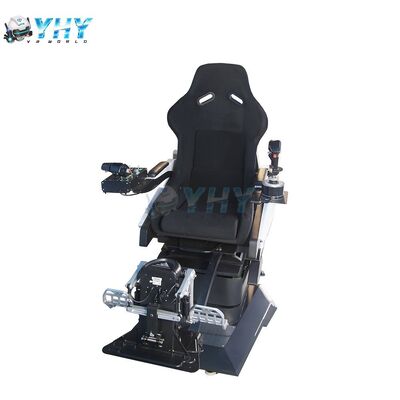 جهاز محاكاة طيران بكرسي ألومنيوم احترافي للعب الألعاب بحركة طيران