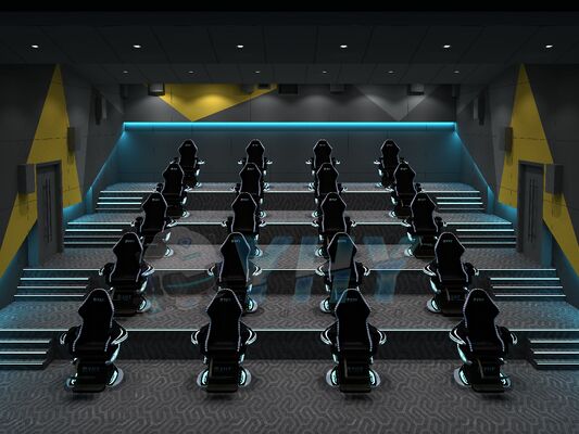 YHY Ultimate Crossing 2 9D VR Dynamic Cinema حلول واحدة مع دعم منصة الحركة 3-DOF مخصصة
