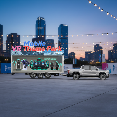 Customized Color 9D VR Truck Cinema Customized Virtual Reality Simulator Mobile Game Zone