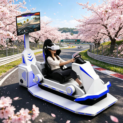 محاكي سيارات السباقات الداخلية F1 VR الديناميكية 3 DOF معدات الحركة لمنتزه ترفيهي