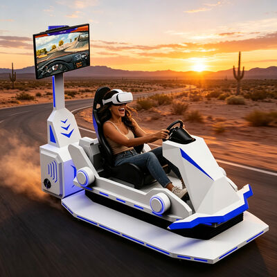 مسرعة F1 آلة لعبة سباق السيارات 3 DOF 9D VR سباق محاكي ممر القيادة محاكي معدات الواقع الافتراضي المعدنية الداخلية