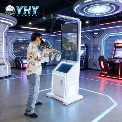 منصة الرياضة الداخلية VR محاكي معركة لاعب واحد 9D آلة بندقية VR سماعة الرأس لمركز التسوق