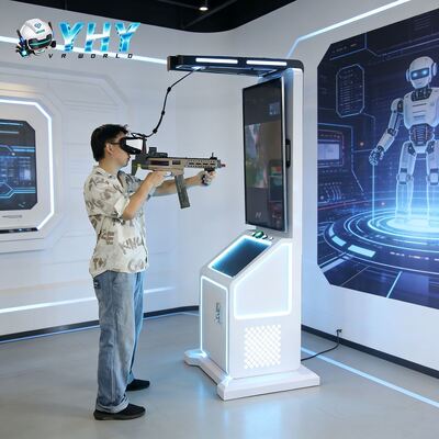 لاعب واحد VR معدات قتال أسلحة تفاعلية الواقع الافتراضي محاكي آلة اللعب لمركز ألعاب الترفيه