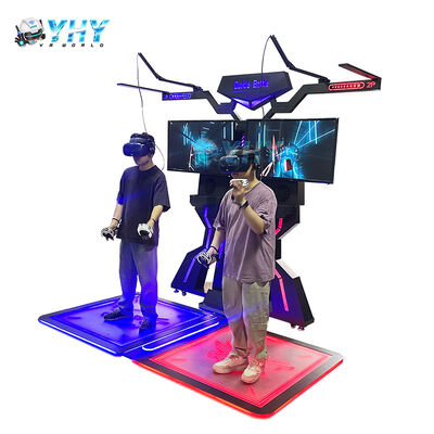 اليد الذهبية 9D VR محاكي تفاعلي منصة واقفة للاعبين 2 داخلي / خارجي متين / بلاستيكي HTC Vive
