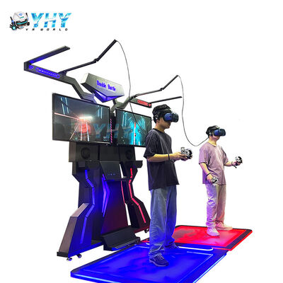 2 لاعبين FPS VR Kat Walker Arcade Treadmill Machine 9D VR Simulator Walking Platform
