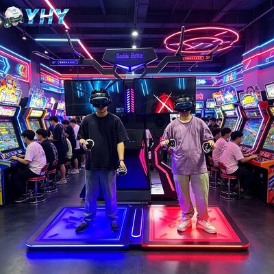 حديقة ألعاب قوانغتشو الصين ألعاب معركة 2 لاعبين الفضاء VR FPS محاكي ألعاب VR Arena
