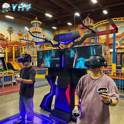 حديقة ألعاب قوانغتشو الصين ألعاب معركة 2 لاعبين الفضاء VR FPS محاكي ألعاب VR Arena