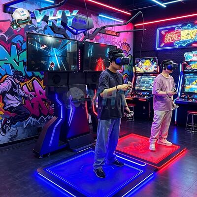 لاعبين مزدوجين محاكي معركة VR Battle Arena VR آلات ألعاب الرقص