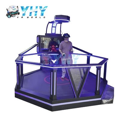 متنزه داخلي يكسب المال آلة ألعاب معركة الواقع الافتراضي منصة المشي VR