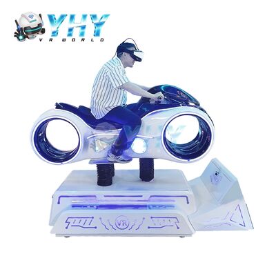 محاكي سيارة سباق الواقع الافتراضي VR، آلة لعبة دراجة نارية أركيد VR