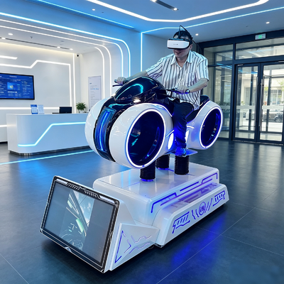 مركز ترفيه ملعب داخلي VR حديقة مغامرات الدراجات النارية الواقع الافتراضي محاكي السباقات