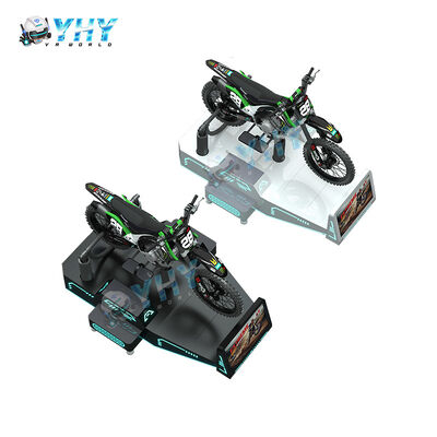 Extreme Off-Road Experience Commercial Single Player VR Mountain Motorcycle Game Machine With Sync Motion Feedback