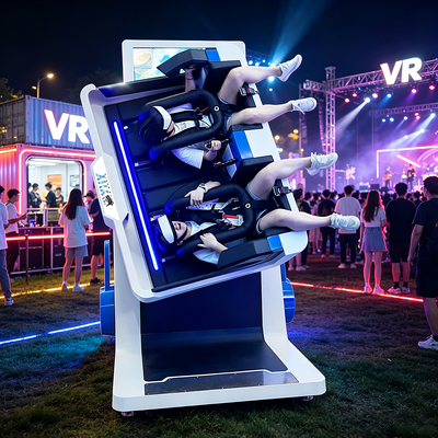 Space-Saving Double Seats 360 Degree VR Motion Platform for Theme Parks and Malls