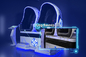 220V VR Roller Coaster Simulator Double Egg VR كرسي ألعاب لملاهي