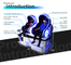2 مقاعد VR Egg Chair تعمل بالعملة المعدنية 3 DOF 9D Simulator Cinema