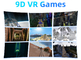 1080 درجة Rotataion VR Theme Parks 10KW 3 Players Virtual Reality Simulator