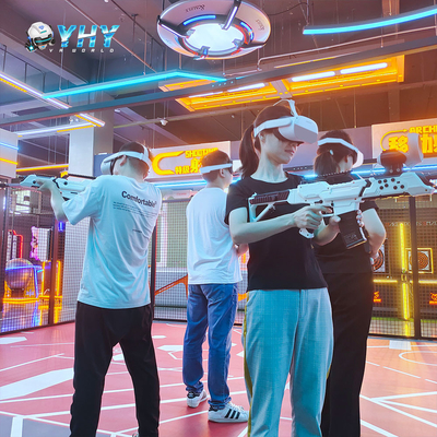 YHY أطلق محاكي إطلاق النار VR جديد لـ 4 لاعبين مع 360 Free Roam وألعاب متعددة اللاعبين