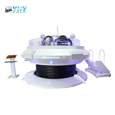 VR UFO 360 درجة دوران محاكي 9D سينما VR لـ 5 لاعبين