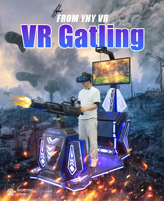 YHY-01.097 VR غاتلينغ إطلاق النار الرشاشة محاكاة بندقية حديقة ترفيهية داخلية