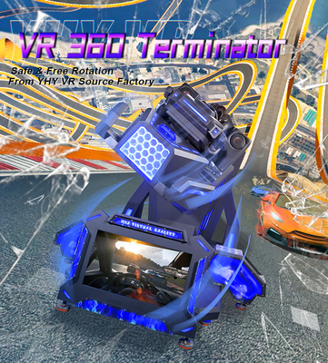 VR Flight Roller Coaster الواقع الافتراضي 360 درجة محاكي الدوران 3 في 1 Multi Fuctions آلة لعبة حديقة ترفيهية داخلية