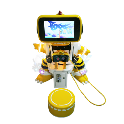 أطفال الديناصور VR آلة لعب الألعاب الرقمية عملة معدنية تعمل بمحاكي الواقع الافتراضي للاعب واحد لمنطقة اللعبة في الشرق الأوسط