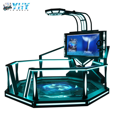 60 لعبة VR Shooting Simulator 1 لاعبين 3 أمتار منصة HTC واسعة